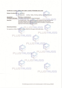 Acue Truss TUV Certificates (2)