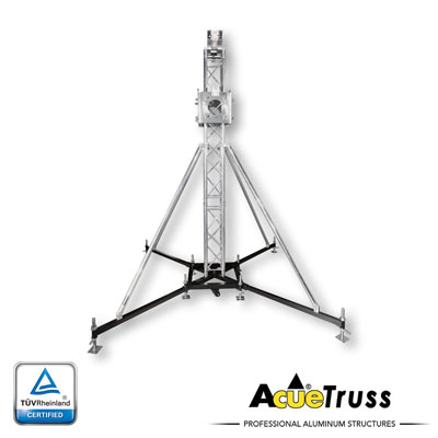 ground support truss tower system